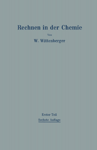 Rechnen in der Chemie