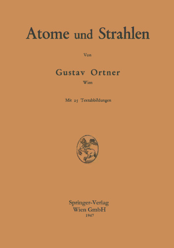Atome und Strahlen