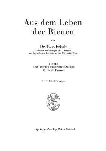 Aus dem Leben der Bienen