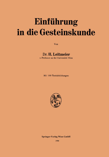 Einführung in die Gesteinskunde