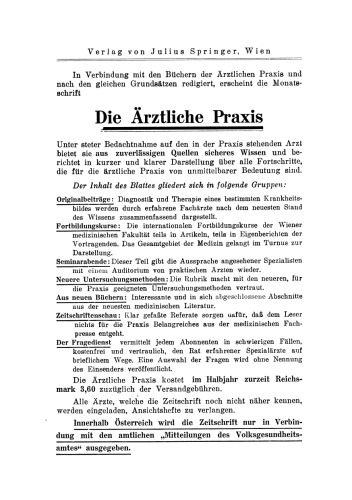 Der Schnupfen: Seine Komplikationen und Seine Behandlung