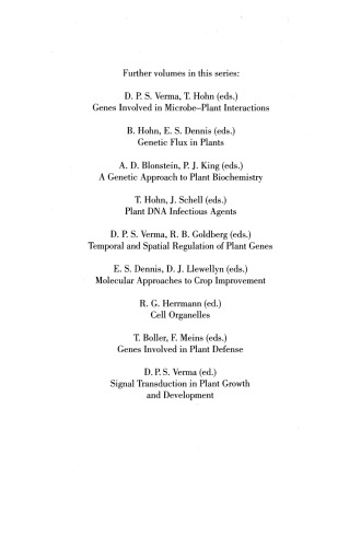 Biotechnology of Food Crops in Developing Countries