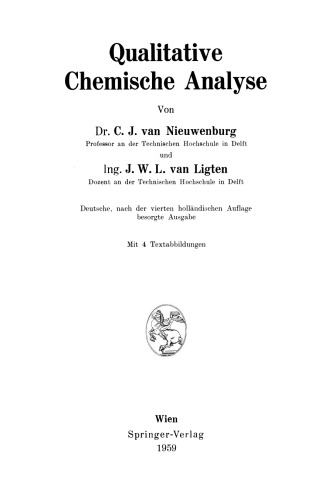 Qualitative Chemische Analyse