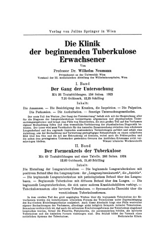 Die Klinik der Beginnenden Tuberkulose Erwachsener: III. Das Heer der Nicht Tuberkulösen Apizitiden und der Fälschlich Sogenannten Apizitiden