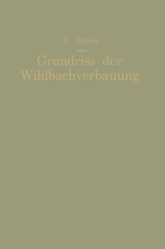 Grundriß der Wildbachverbauung