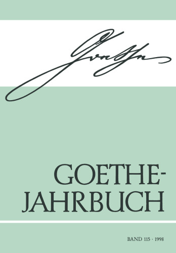 Goethe-Jahrbuch