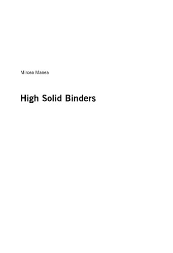 High Solid Binders