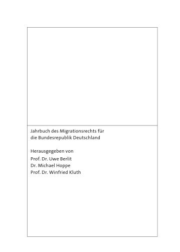 Jahrbuch des Migrationsrechts für die Bundesrepublik Deutschland 2022