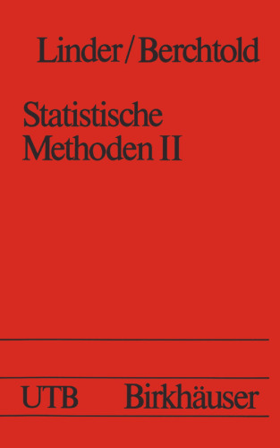 Statistische Methoden II Varianzanalyse und Regressionsrechnung