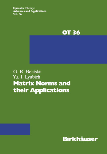Matrix Norms and their Applications