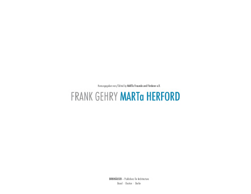 Frank Gehry MARTa Herford