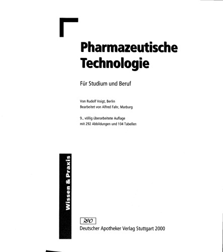 Pharmazeutische Technologie