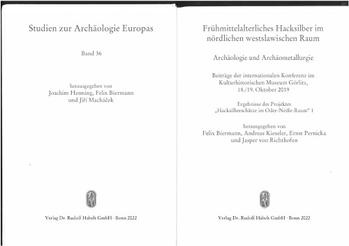Frühmittelalterliches Hacksilber im nordlichen westslawischen Raum