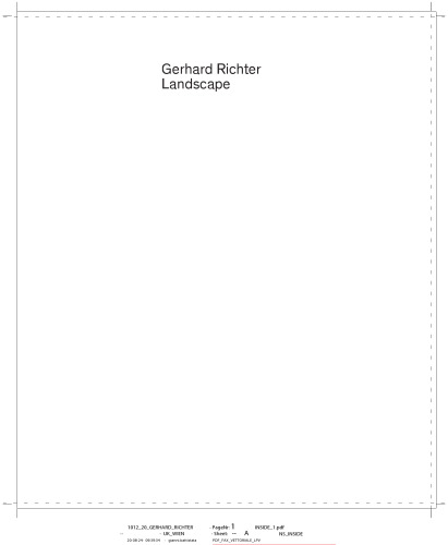 Gerhard Richter: Landscape