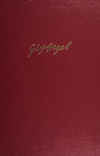 Gesammelte Werke 22. Exzerpte und Notizen (1809-1831)