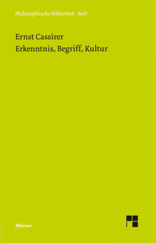 Erkenntnis, Begriff, Kultur