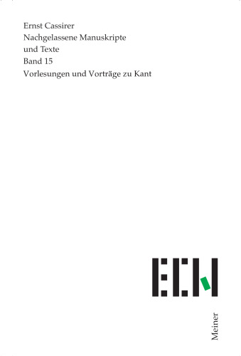 Vorlesungen und Vorträge zu Kant