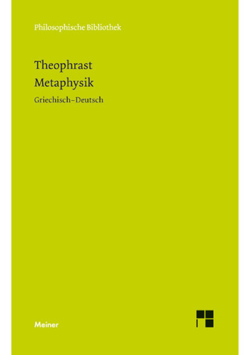 Metaphysik: Zweisprachige Ausgabe