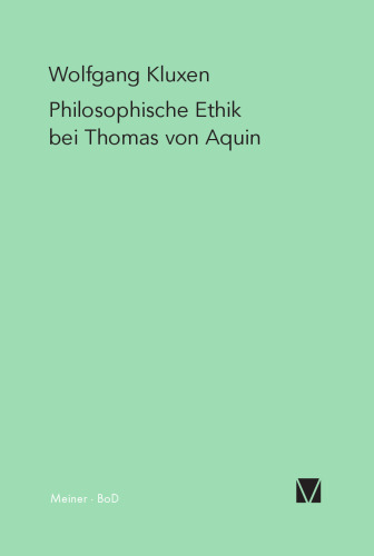 Philosophische Ethik bei Thomas von Aquin