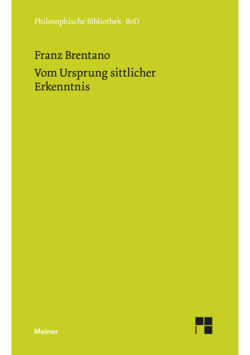 Vom Ursprung sittlicher Erkenntnis