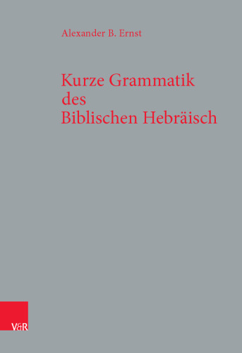 Kurze Grammatik des Biblischen Hebräisch