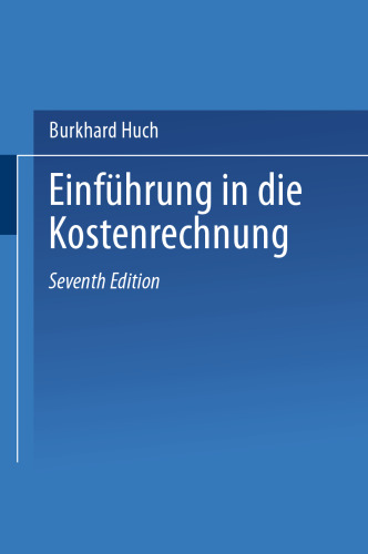 Einführung in die Kostenrechnung