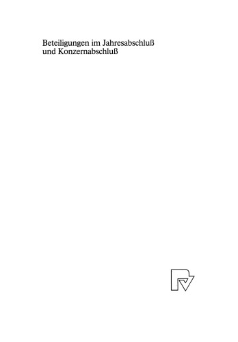 Beteiligungen im Jahresabschluß und Konzernabschluß