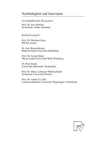 Chemikalienregulierung und Innovationen zum nachhaltigen Wirtschaften