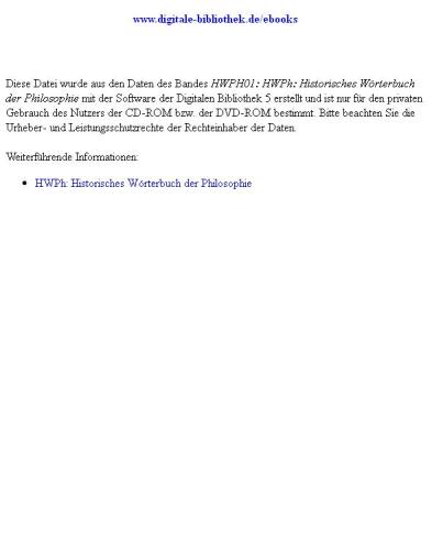 Historisches Wörterbuch Der Philosophie Gesamtwerk Bd. 1-13