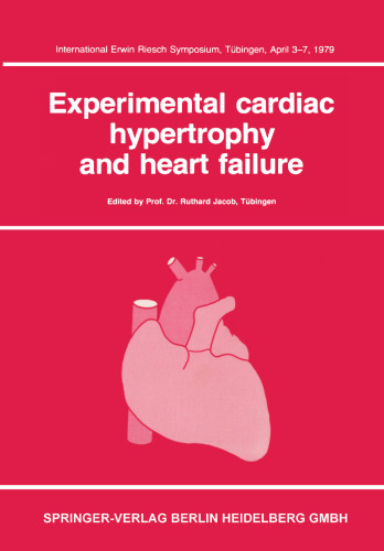 Experimental Cardiac Hypertrophy and Heart Failure