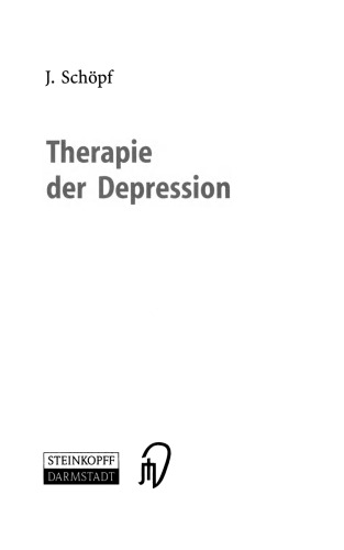 Therapie der Depression