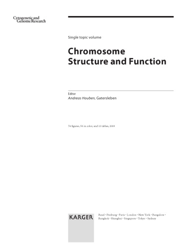 Chromosome Structure and Function
