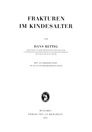 Frakturen im Kindesalter