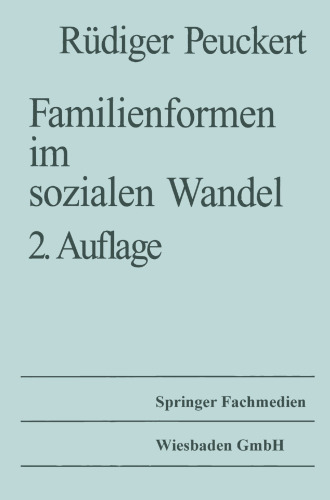 Familienformen im sozialen Wandel