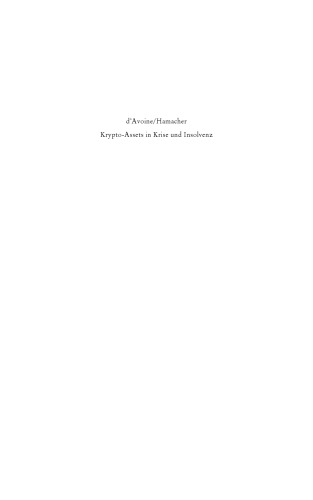 Krypto-Assets in Krise und Insolvenz