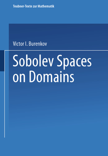 Sobolev Spaces on Domains