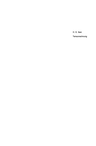 Tensorrechnung
