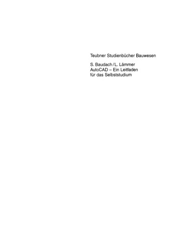 AutoCAD — Ein Leitfaden für das Selbststudium