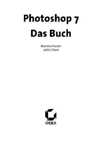 Photoshop 7. Das Buch