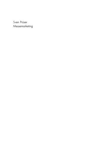 Messemarketing: Ein netzwerkorientierter Ansatz