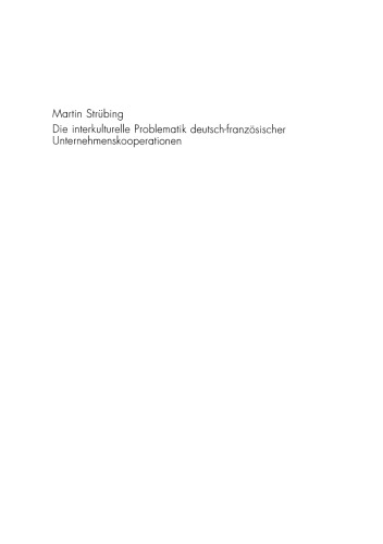 Die interkulturelle Problematik deutsch-französischer Unternehmenskooperationen
