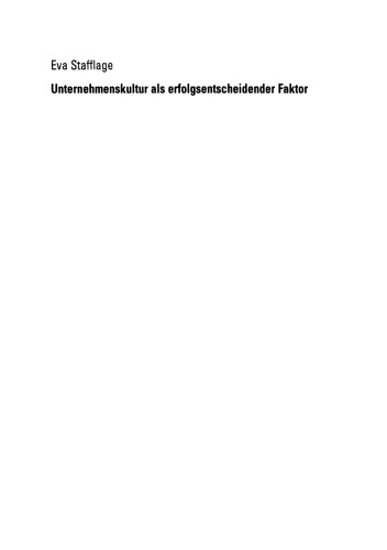 Unternehmenskultur als erfolgsentscheidender Faktor: Modell zur Zusammenführung bei grenzüberschreitenden Mergers & Acquisitions