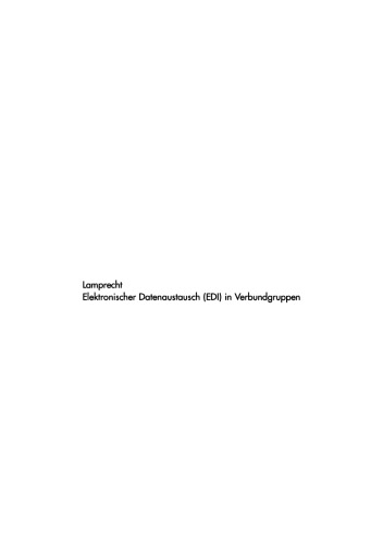 Elektronischer Datenaustausch (EDI) in Verbundgruppen