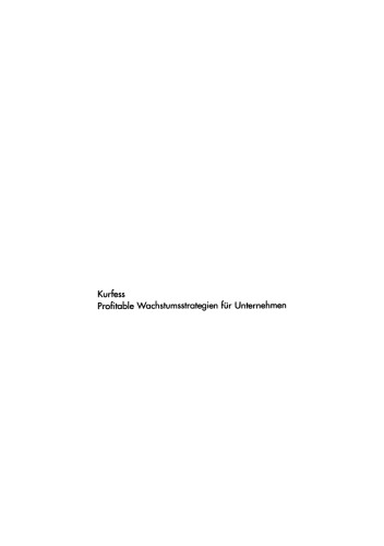 Profitable Wachstumsstrategien fur Unternehmen