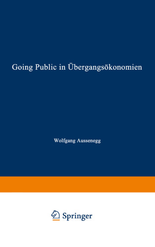 Going Public in Übergangsökonomien: Das Preisverhalten von Initial Public Offerings in Polen