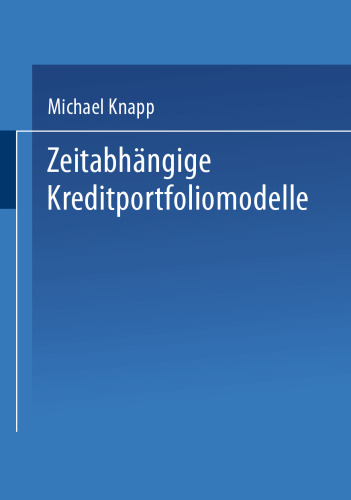 Zeitabhängige Kreditportfoliomodelle