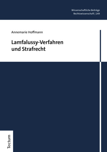 Lamfalussy-Verfahren und Strafrecht