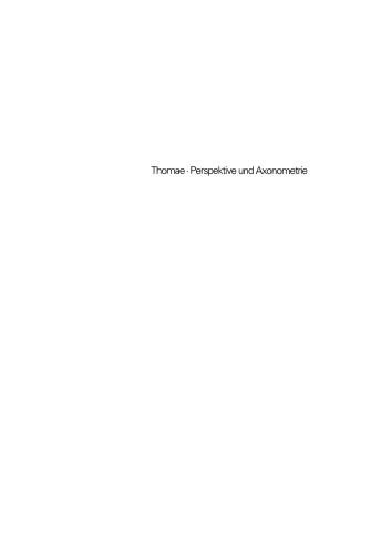 Perspektive und Axonometrie