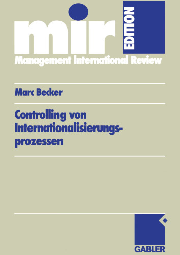 Controlling von Internationalisierungs-prozessen