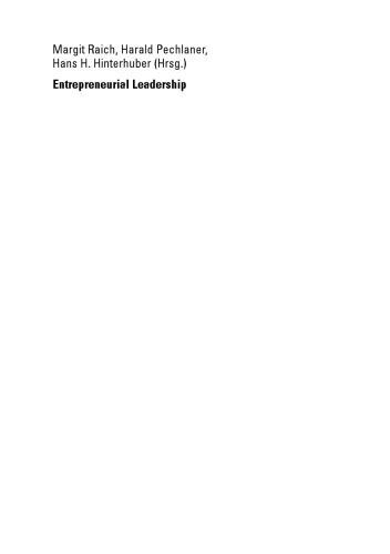 Entrepreneurial Leadership : Profilierung in Theorie und Praxis